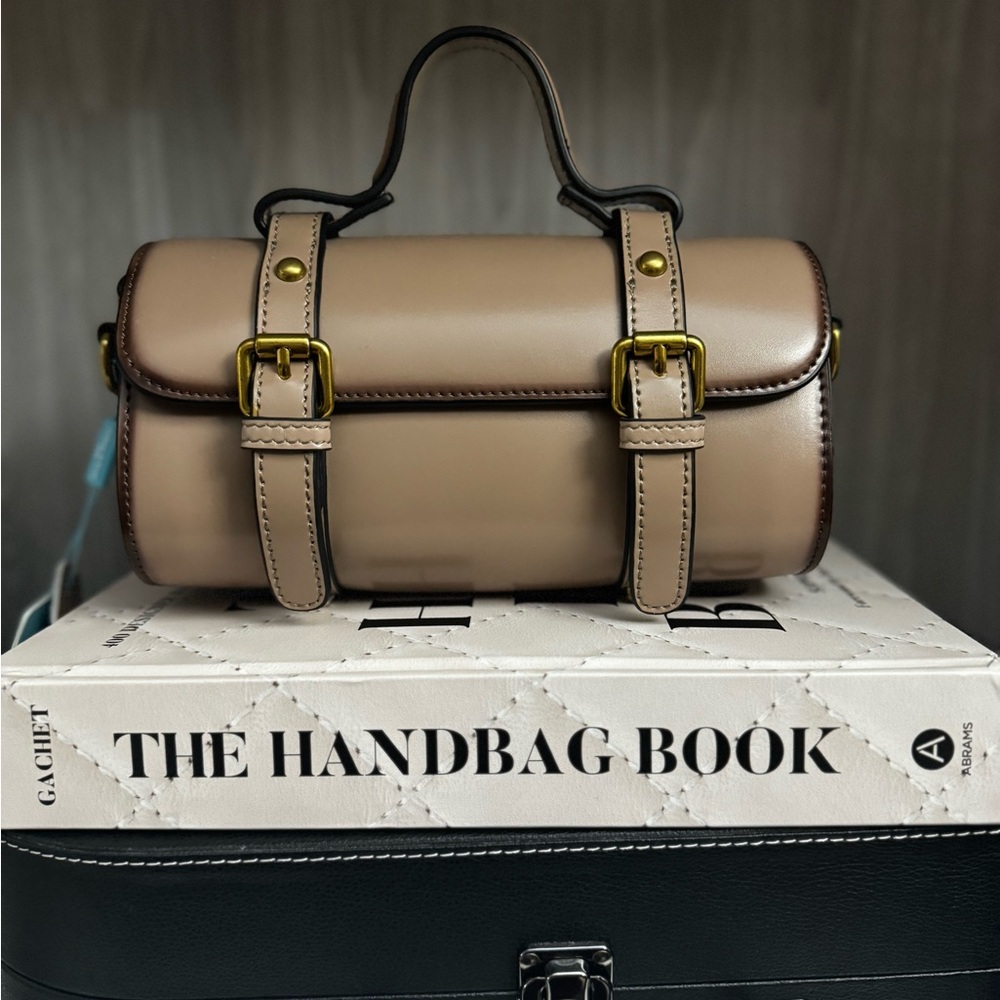 Tiffany & Fred Tan Mini Bag with Gold Accents - Picture 2 of 12